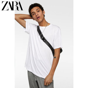 ZARA新款 男装 基本款宽松短袖 T 恤 01887440250