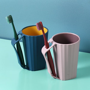 簡約洗漱口杯家用刷牙杯子北歐牙桶套裝創意可愛牙缸杯情侶牙刷杯