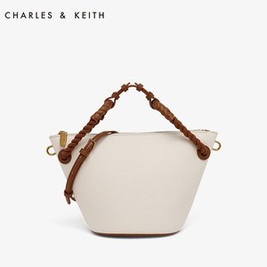 CHARLES＆KEITH单肩包CK2-50780575绳环链倒梯形斜挎手提女包
