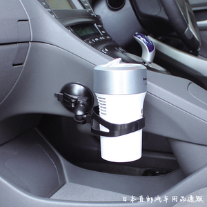 日本槌屋汽车用载空气净化机器氧吧专用支架夏普电装底座吸盘