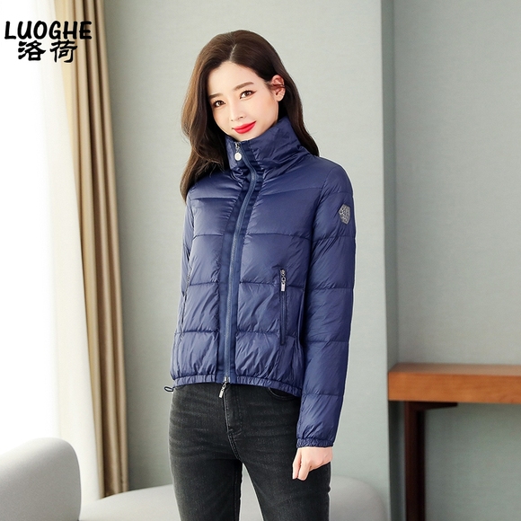 2019新款冬季女装韩版小个子150cm短款显高羽绒服无帽修身显瘦矮
