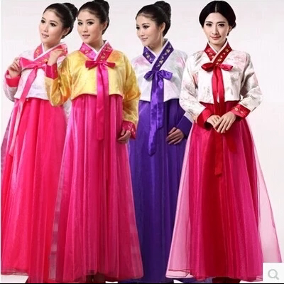 六一古装传统韩服女宫廷礼服大长今朝鲜民族舞蹈成人表演出韩国服