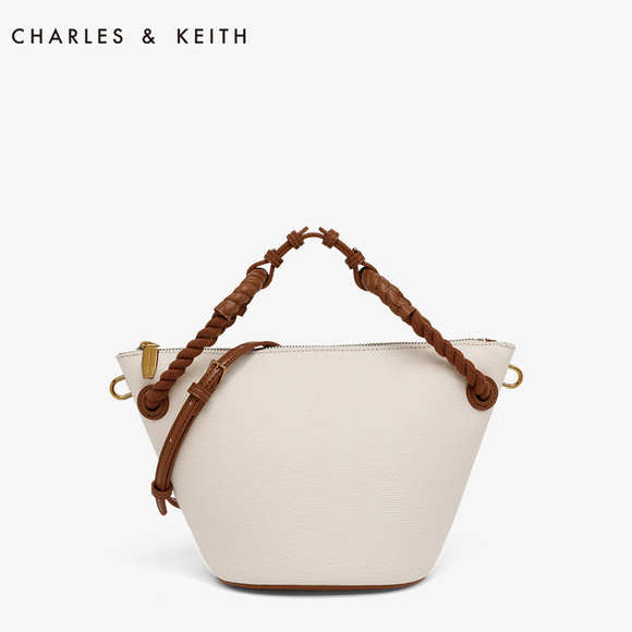 CHARLES＆KEITH 单肩包 CK2-50780575 绳环装饰倒梯形多功能女包