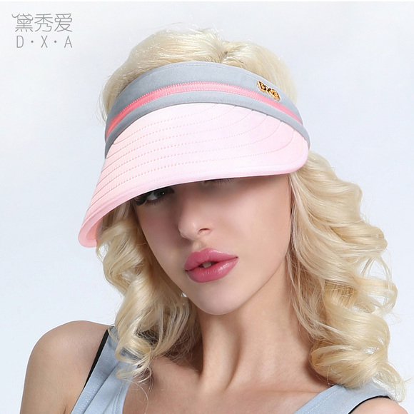 帽子女夏天韩版遮阳帽防紫外线防晒帽轻薄速干户外网球沙滩运动帽